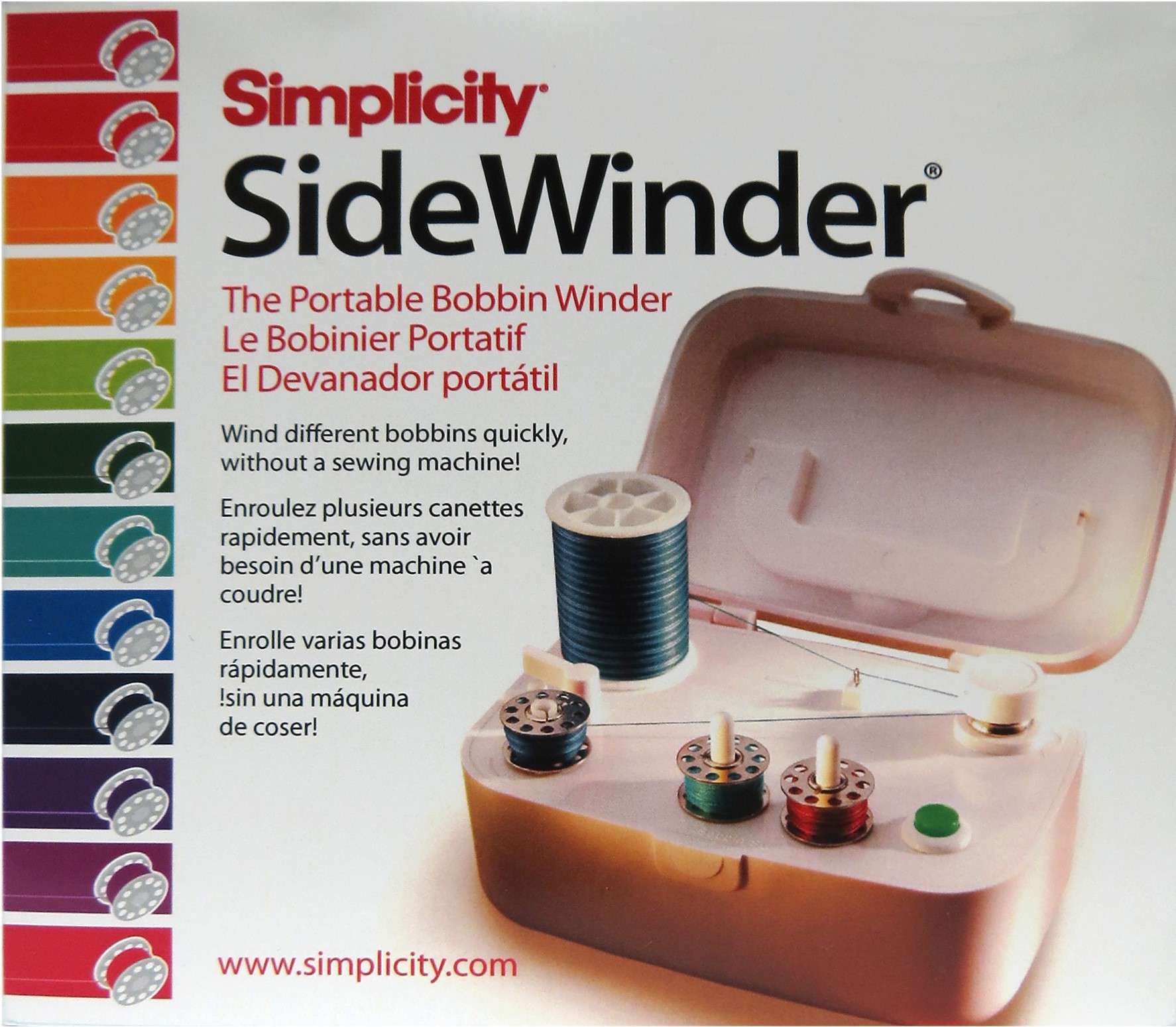 Simplicity Sidewinder Portable Bobbin Winder